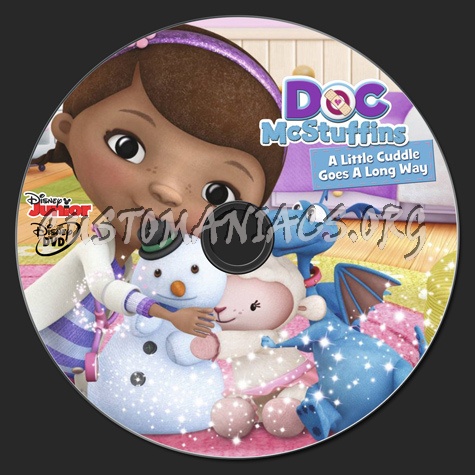 Doc McStuffins A Little Cuddle Goes A Long Way dvd label