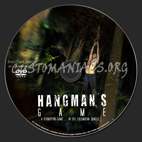 Hangman's Game dvd label