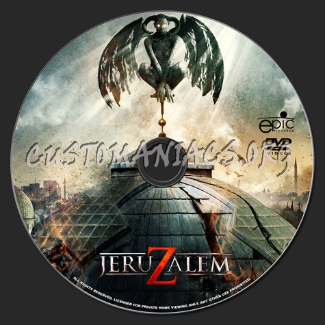 Jeruzalem dvd label