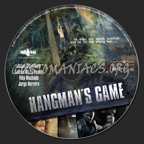 Hangman's Game dvd label