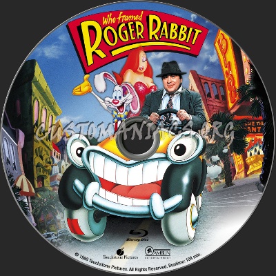 Who Framed Roger Rabbit blu-ray label