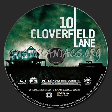 10 Cloverfield Lane blu-ray label