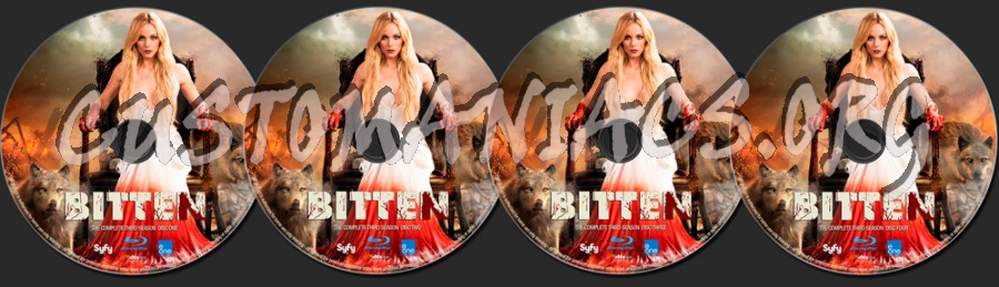 Bitten Season 3 blu-ray label