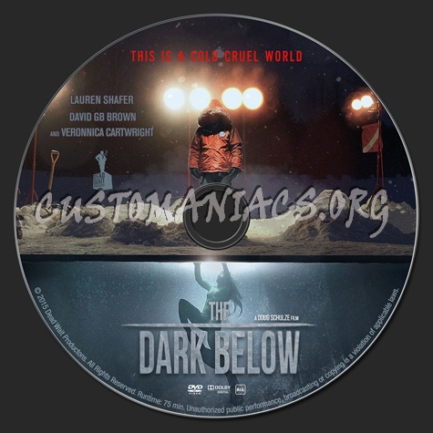 The Dark Below dvd label