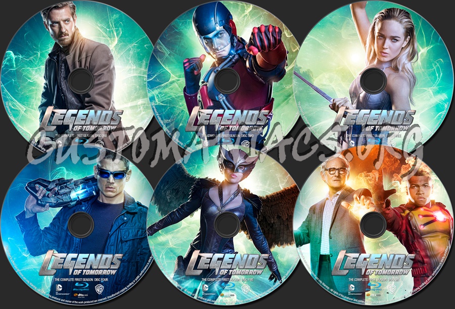 Legends of Tomorrow Season 1 blu-ray label