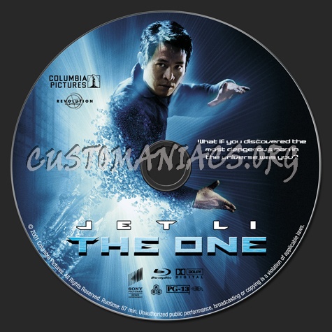 The One blu-ray label