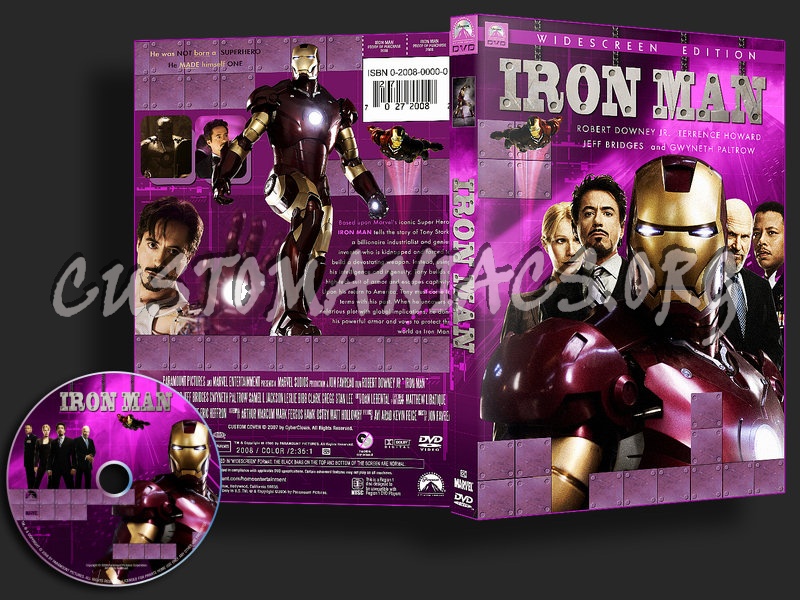 Iron Man dvd cover