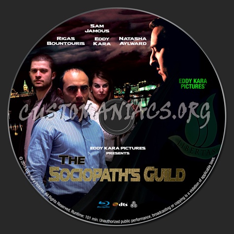 The Sociopath's Guild blu-ray label