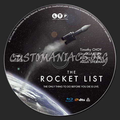 The Rocket List blu-ray label