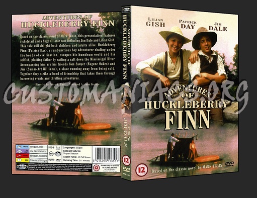 The Adventures of Huckleberry Finn dvd cover