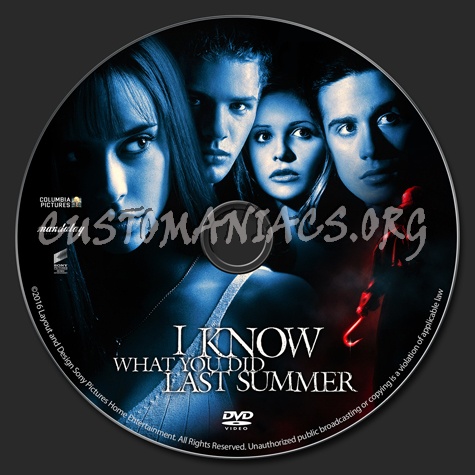 I Know What You Did Last Summer dvd label