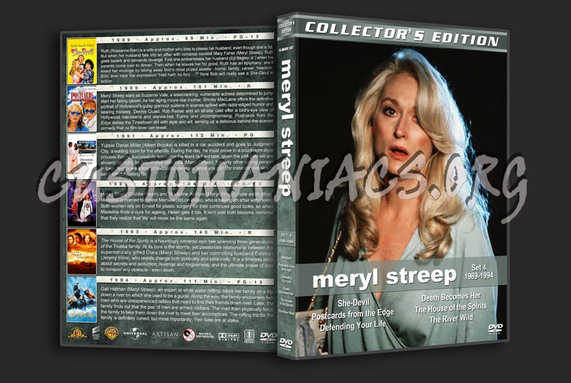 Meryl Streep Collection - Set 4 (1989-1994) dvd cover