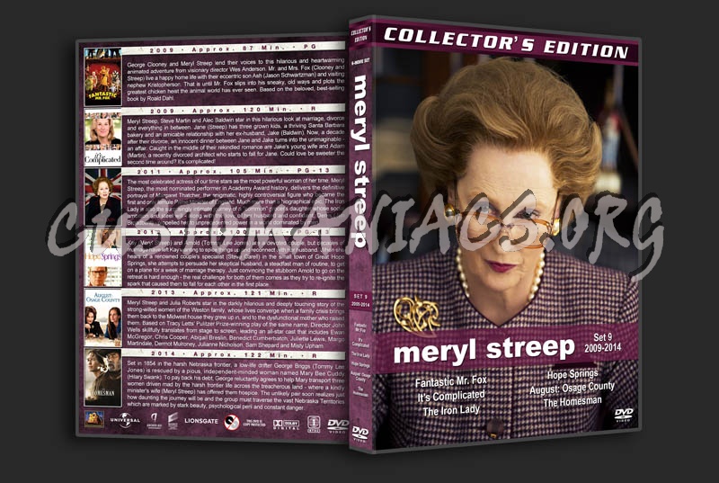 Meryl Streep Collection - Set 9 (2009-2014) dvd cover