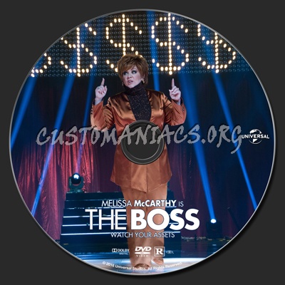 The Boss dvd label