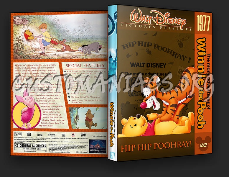 the many adventures of winnie the pooh blu ray cover