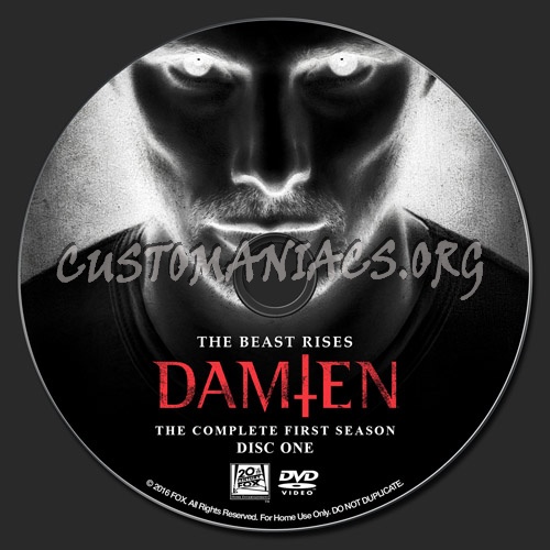 Damien - Season 1 dvd label