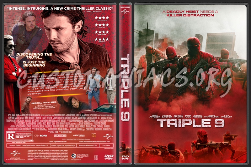 Triple 9 dvd cover