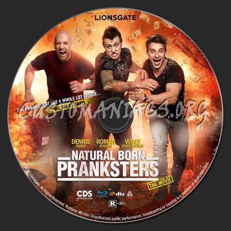 Natural Born Pranksters blu-ray label