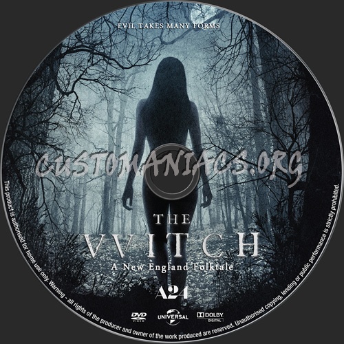 The Witch dvd label