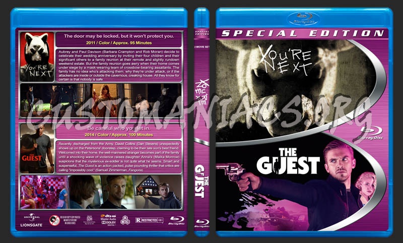 You're Next / The Guest Double Feature blu-ray cover