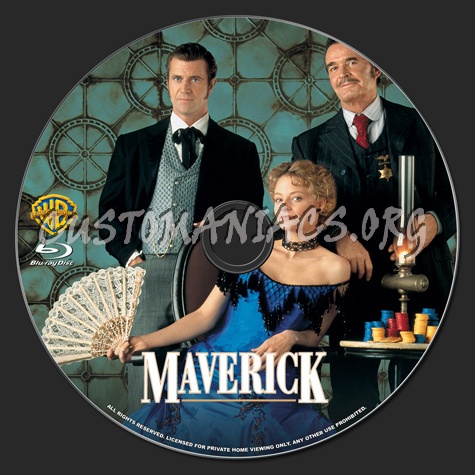 Maverick blu-ray label