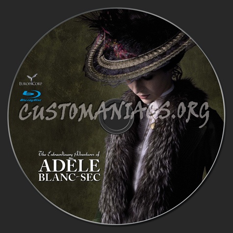 The extraordinary adventures of Adle Blanc-Sec blu-ray label