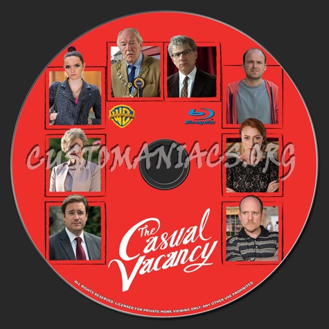 The Casual Vacancy blu-ray label