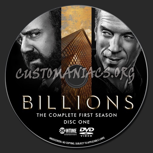 Billions - Season 1 dvd label