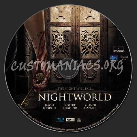 Nightworld blu-ray label