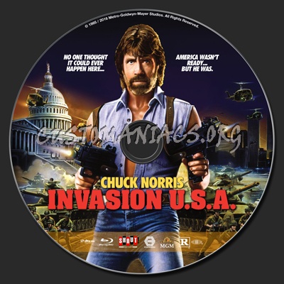 Invasion USA blu-ray label