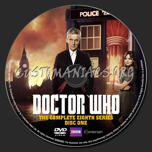 Doctor Who - Season 8 dvd label