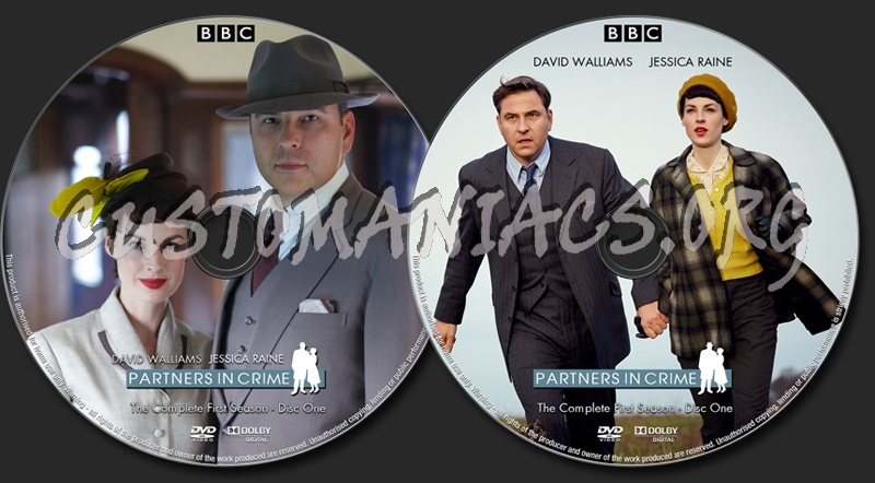 Partners in Crime - Season 1 dvd label