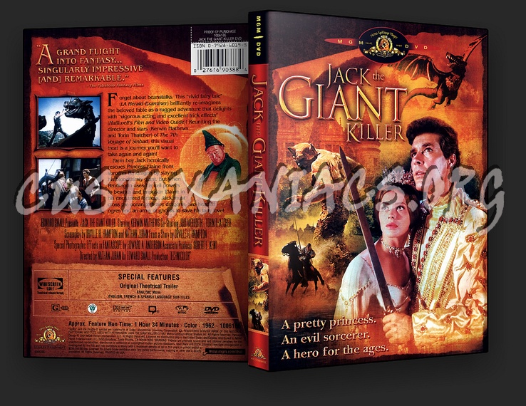 Jack the Giant Killer dvd cover