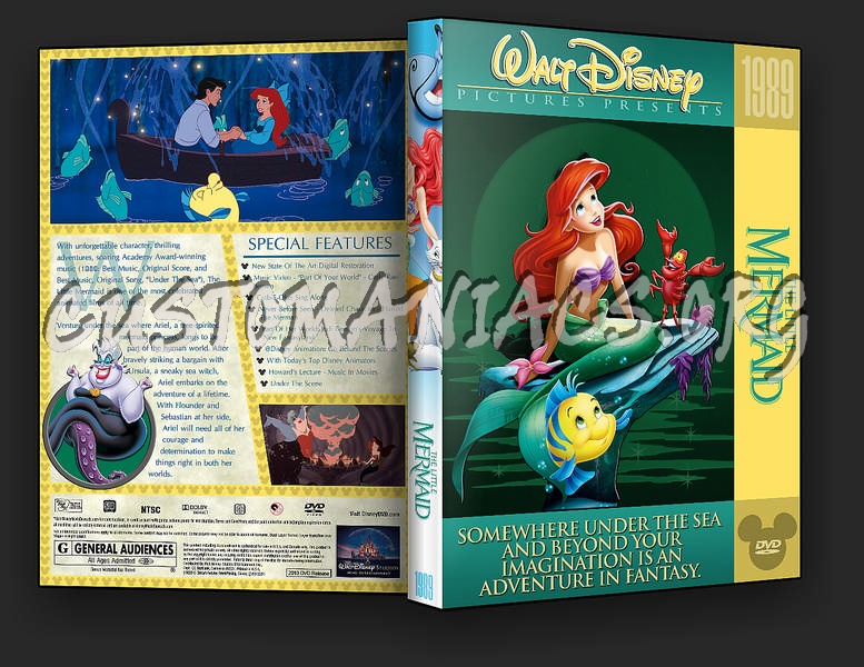 The Little Mermaid dvd cover