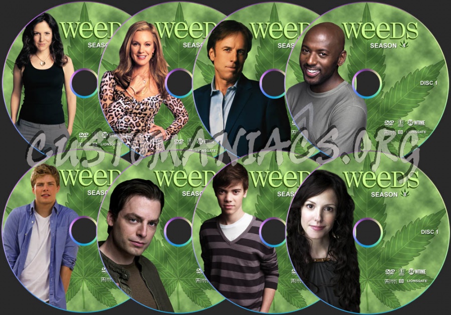 Weeds - The Complete Series dvd label