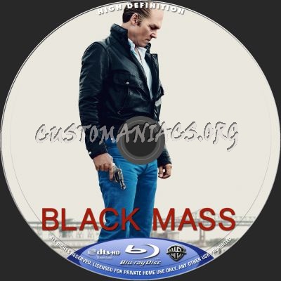 Black Mass blu-ray label