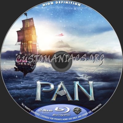 Pan blu-ray label