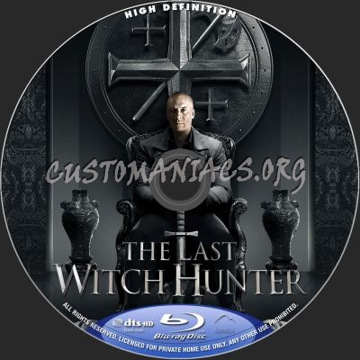 The Last Witch Hunter blu-ray label