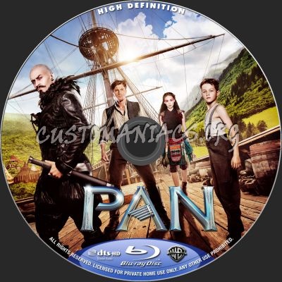 Pan blu-ray label