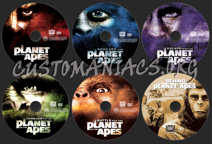Planet of the Apes dvd label - DVD Covers & Labels by Customaniacs, id ...