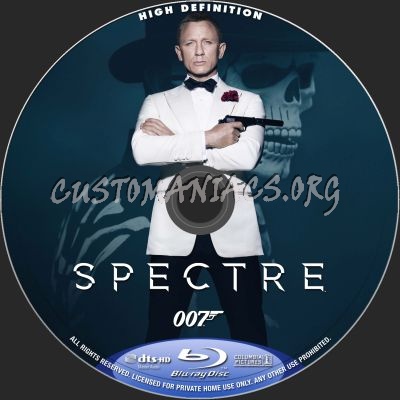 Spectre blu-ray label