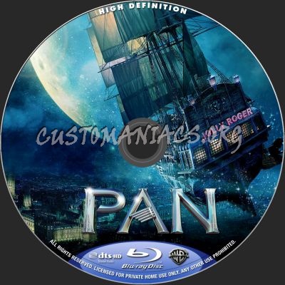 Pan blu-ray label