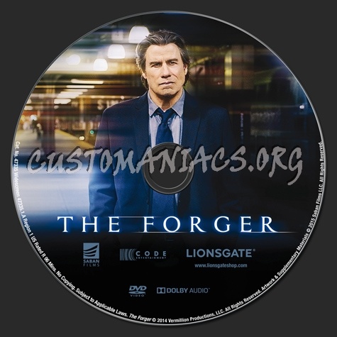 The Forger dvd label