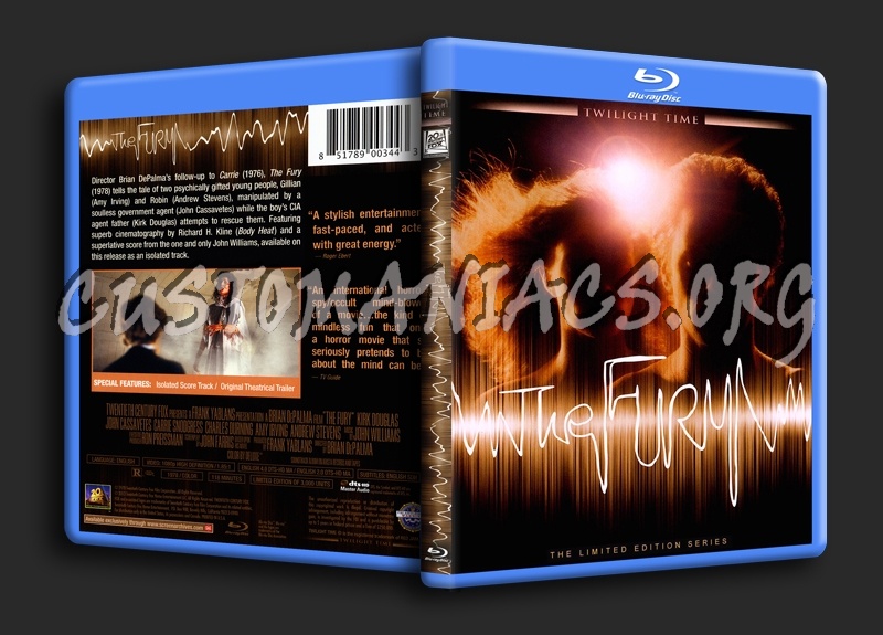 The Fury blu-ray cover