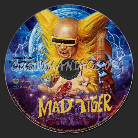 Mad Tiger blu-ray label