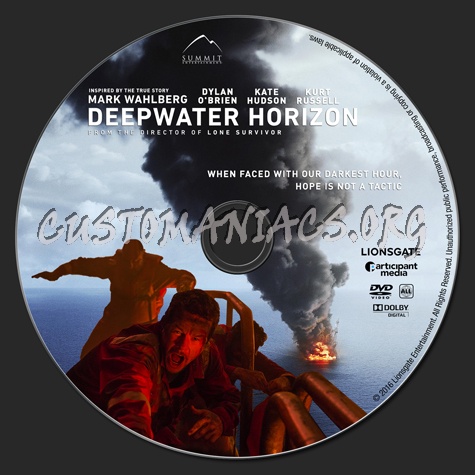 Deepwater Horizon dvd label