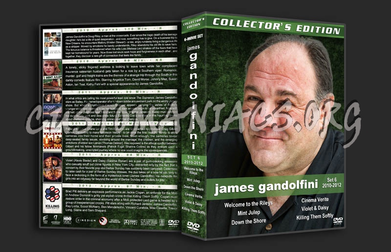 James Gandolfini Collection - Set 6 (2010-2012) dvd cover