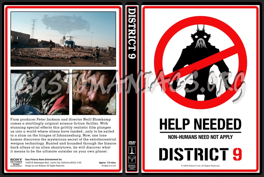 District 9 Dvd Cover Dvd Covers Labels By Customaniacs Id Free Download Highres Dvd Cover