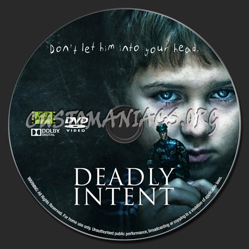 Deadly Intent dvd label