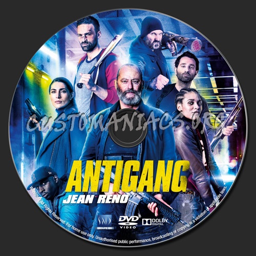 Antigang dvd label